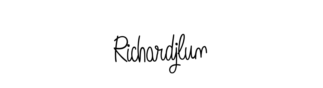 Also You can easily find your signature by using the search form. We will create Richardjlun name handwritten signature images for you free of cost using Angelique-Rose-font-FFP sign style. Richardjlun signature style 5 images and pictures png