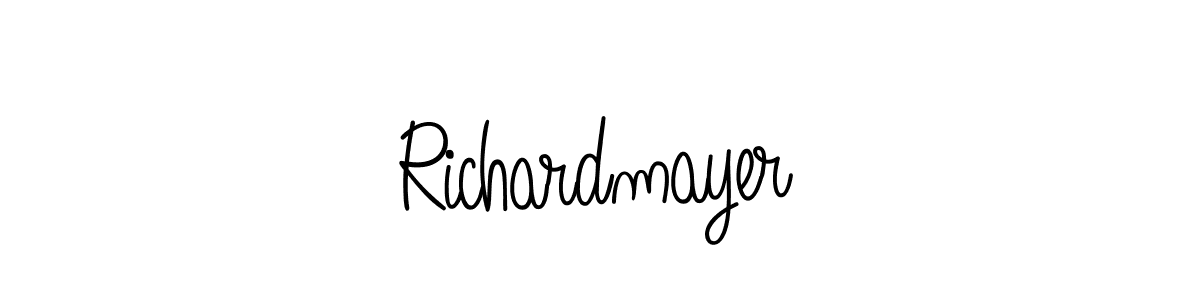 Richardmayer stylish signature style. Best Handwritten Sign (Angelique-Rose-font-FFP) for my name. Handwritten Signature Collection Ideas for my name Richardmayer. Richardmayer signature style 5 images and pictures png