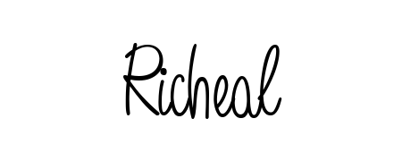 Achieve flawless digital penmanship with Richeal name in Angelique-Rose-font-FFP font. The perfect tool for creating online signatures. Richeal signature style 5 images and pictures png