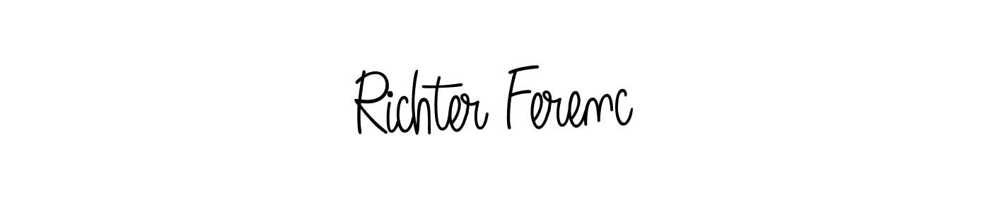 You can use this online signature creator to create a handwritten signature for the name Richter Ferenc. This is the best online autograph maker. Richter Ferenc signature style 5 images and pictures png