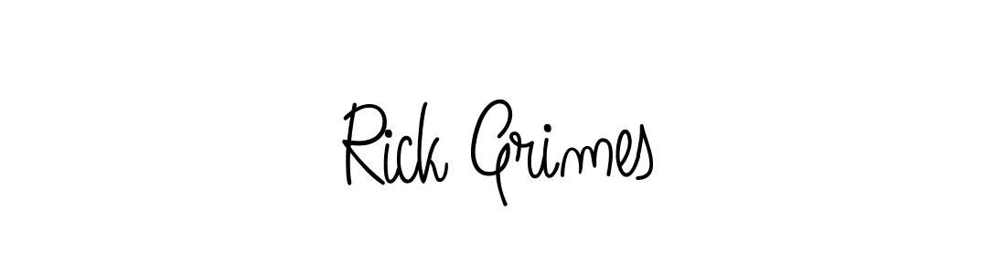Make a beautiful signature design for name Rick Grimes. With this signature (Angelique-Rose-font-FFP) style, you can create a handwritten signature for free. Rick Grimes signature style 5 images and pictures png