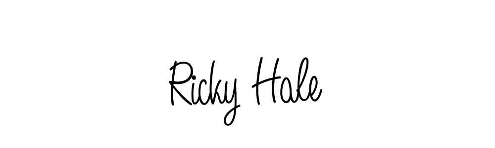 Also we have Ricky Hale name is the best signature style. Create professional handwritten signature collection using Angelique-Rose-font-FFP autograph style. Ricky Hale signature style 5 images and pictures png