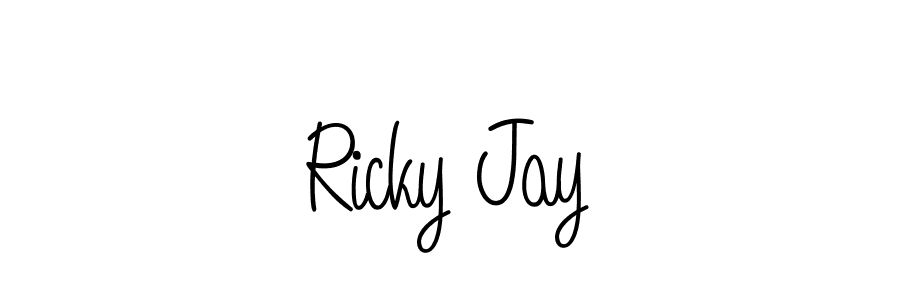 Create a beautiful signature design for name Ricky Jay. With this signature (Angelique-Rose-font-FFP) fonts, you can make a handwritten signature for free. Ricky Jay signature style 5 images and pictures png
