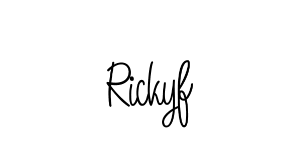 Make a short Rickyf signature style. Manage your documents anywhere anytime using Angelique-Rose-font-FFP. Create and add eSignatures, submit forms, share and send files easily. Rickyf signature style 5 images and pictures png