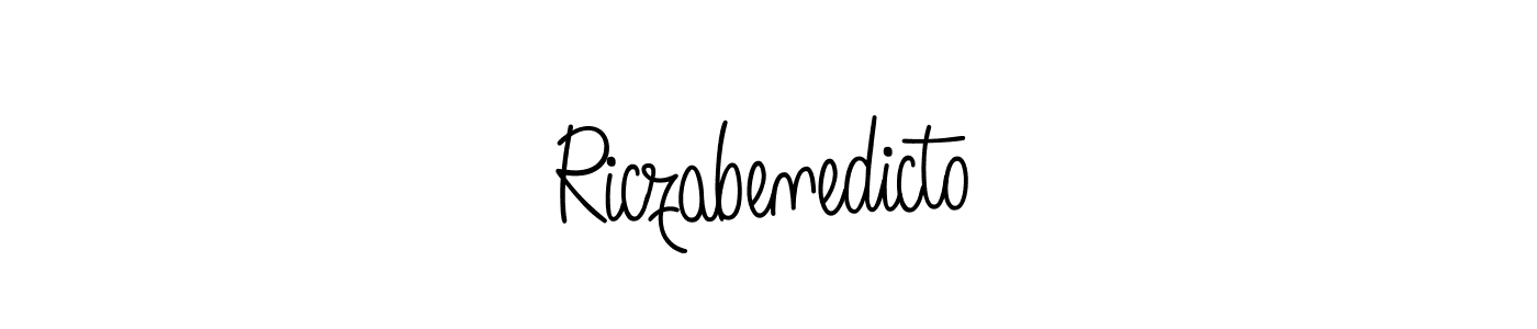 Angelique-Rose-font-FFP is a professional signature style that is perfect for those who want to add a touch of class to their signature. It is also a great choice for those who want to make their signature more unique. Get Riczabenedicto name to fancy signature for free. Riczabenedicto signature style 5 images and pictures png