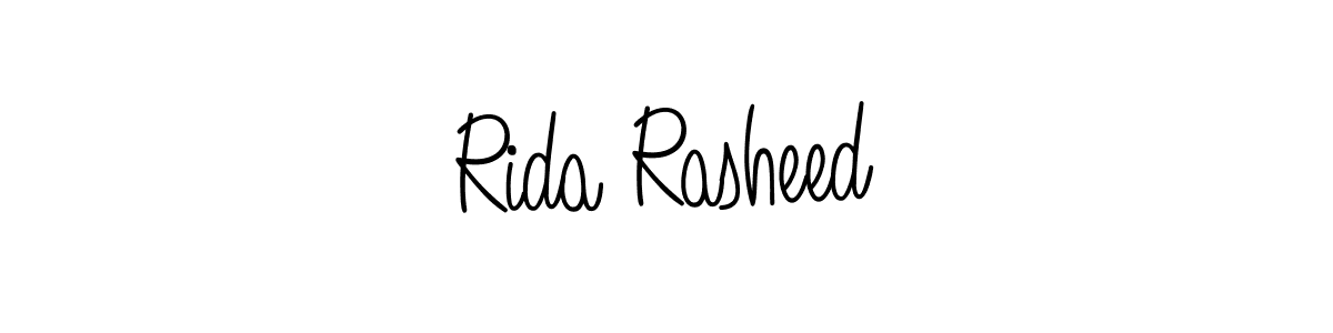 Once you've used our free online signature maker to create your best signature Angelique-Rose-font-FFP style, it's time to enjoy all of the benefits that Rida Rasheed name signing documents. Rida Rasheed signature style 5 images and pictures png