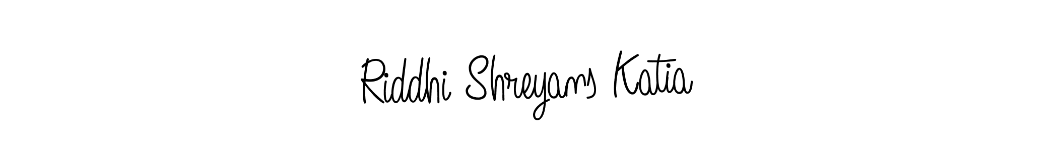 Make a beautiful signature design for name Riddhi Shreyans Katia. Use this online signature maker to create a handwritten signature for free. Riddhi Shreyans Katia signature style 5 images and pictures png