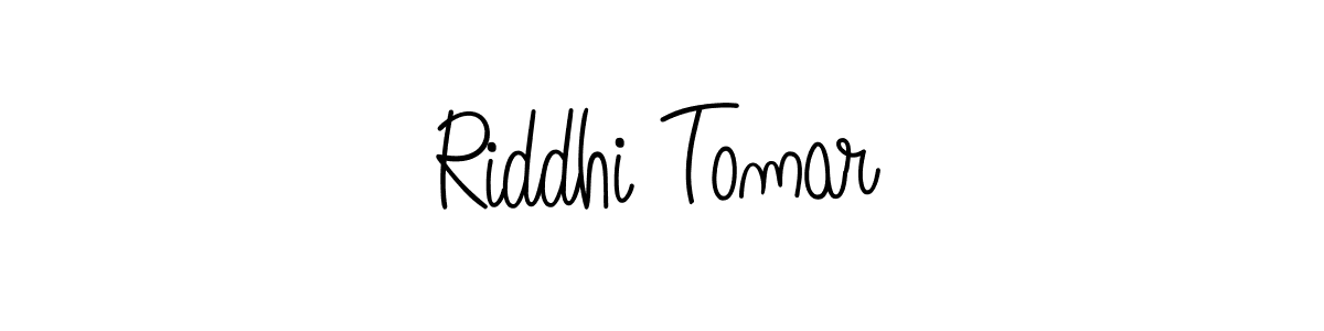 Create a beautiful signature design for name Riddhi Tomar. With this signature (Angelique-Rose-font-FFP) fonts, you can make a handwritten signature for free. Riddhi Tomar signature style 5 images and pictures png