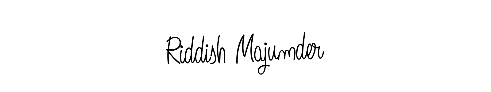 Use a signature maker to create a handwritten signature online. With this signature software, you can design (Angelique-Rose-font-FFP) your own signature for name Riddish Majumder. Riddish Majumder signature style 5 images and pictures png