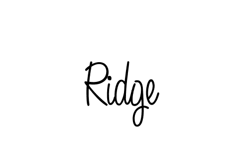 How to make Ridge signature? Angelique-Rose-font-FFP is a professional autograph style. Create handwritten signature for Ridge name. Ridge signature style 5 images and pictures png