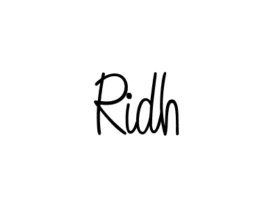 Make a beautiful signature design for name Ridh. Use this online signature maker to create a handwritten signature for free. Ridh signature style 5 images and pictures png