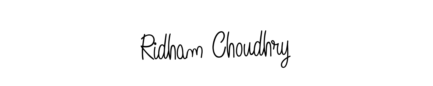 Angelique-Rose-font-FFP is a professional signature style that is perfect for those who want to add a touch of class to their signature. It is also a great choice for those who want to make their signature more unique. Get Ridham Choudhry name to fancy signature for free. Ridham Choudhry signature style 5 images and pictures png
