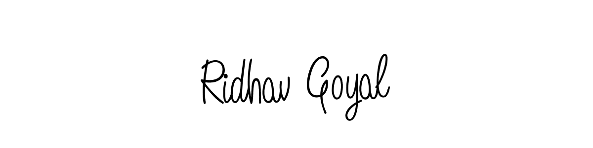 It looks lik you need a new signature style for name Ridhav Goyal. Design unique handwritten (Angelique-Rose-font-FFP) signature with our free signature maker in just a few clicks. Ridhav Goyal signature style 5 images and pictures png