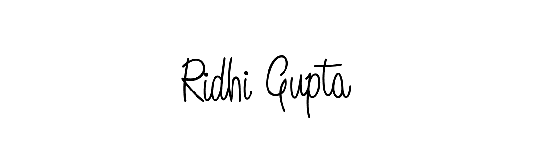 Use a signature maker to create a handwritten signature online. With this signature software, you can design (Angelique-Rose-font-FFP) your own signature for name Ridhi Gupta. Ridhi Gupta signature style 5 images and pictures png