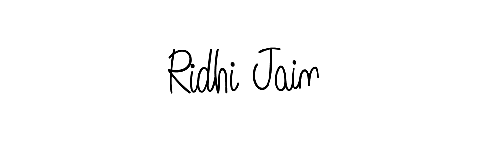 Ridhi Jain stylish signature style. Best Handwritten Sign (Angelique-Rose-font-FFP) for my name. Handwritten Signature Collection Ideas for my name Ridhi Jain. Ridhi Jain signature style 5 images and pictures png
