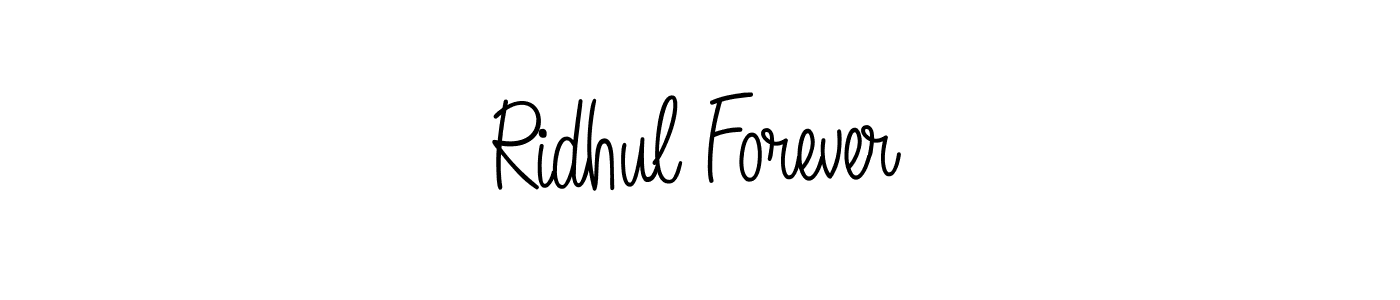 Create a beautiful signature design for name Ridhul Forever. With this signature (Angelique-Rose-font-FFP) fonts, you can make a handwritten signature for free. Ridhul Forever signature style 5 images and pictures png