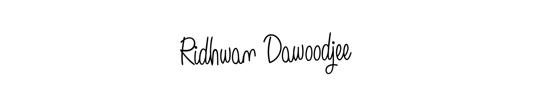 Use a signature maker to create a handwritten signature online. With this signature software, you can design (Angelique-Rose-font-FFP) your own signature for name Ridhwan Dawoodjee. Ridhwan Dawoodjee signature style 5 images and pictures png