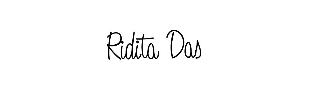 Make a beautiful signature design for name Ridita Das. With this signature (Angelique-Rose-font-FFP) style, you can create a handwritten signature for free. Ridita Das signature style 5 images and pictures png