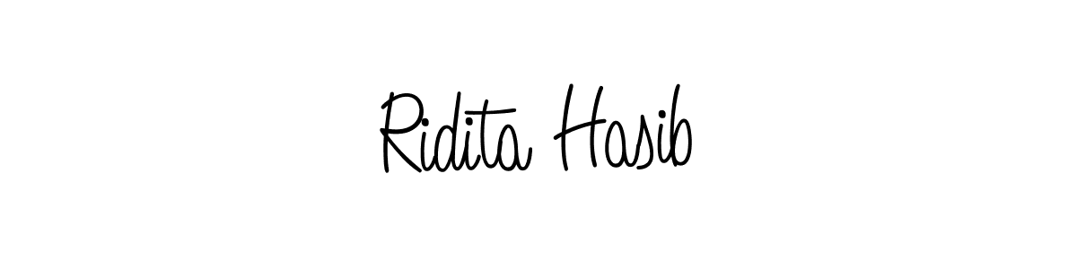 Make a short Ridita Hasib signature style. Manage your documents anywhere anytime using Angelique-Rose-font-FFP. Create and add eSignatures, submit forms, share and send files easily. Ridita Hasib signature style 5 images and pictures png