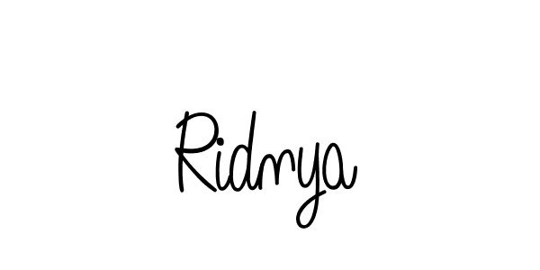 How to make Ridnya signature? Angelique-Rose-font-FFP is a professional autograph style. Create handwritten signature for Ridnya name. Ridnya signature style 5 images and pictures png