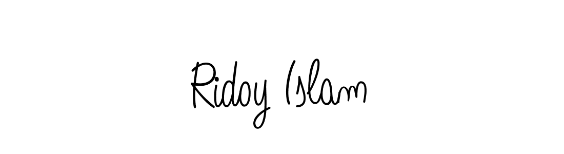 Create a beautiful signature design for name Ridoy Islam. With this signature (Angelique-Rose-font-FFP) fonts, you can make a handwritten signature for free. Ridoy Islam signature style 5 images and pictures png