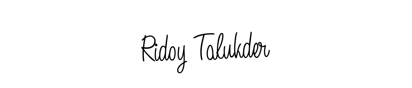How to make Ridoy Talukder signature? Angelique-Rose-font-FFP is a professional autograph style. Create handwritten signature for Ridoy Talukder name. Ridoy Talukder signature style 5 images and pictures png
