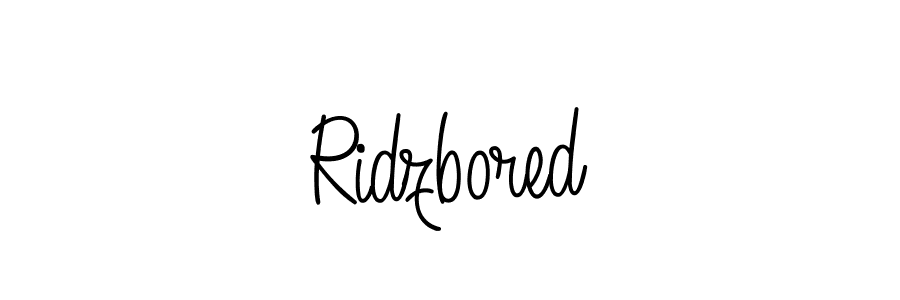 Ridzbored stylish signature style. Best Handwritten Sign (Angelique-Rose-font-FFP) for my name. Handwritten Signature Collection Ideas for my name Ridzbored. Ridzbored signature style 5 images and pictures png