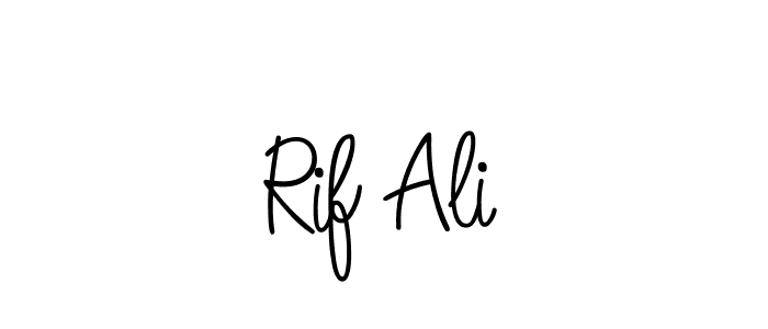 Best and Professional Signature Style for Rif Ali. Angelique-Rose-font-FFP Best Signature Style Collection. Rif Ali signature style 5 images and pictures png