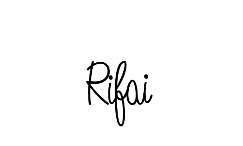 How to Draw Rifai signature style? Angelique-Rose-font-FFP is a latest design signature styles for name Rifai. Rifai signature style 5 images and pictures png