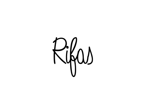 Make a beautiful signature design for name Rifas. With this signature (Angelique-Rose-font-FFP) style, you can create a handwritten signature for free. Rifas signature style 5 images and pictures png