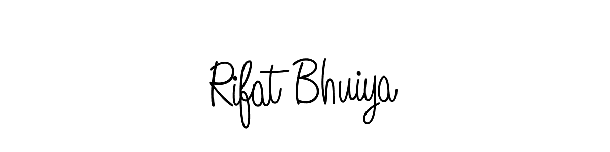 It looks lik you need a new signature style for name Rifat Bhuiya. Design unique handwritten (Angelique-Rose-font-FFP) signature with our free signature maker in just a few clicks. Rifat Bhuiya signature style 5 images and pictures png