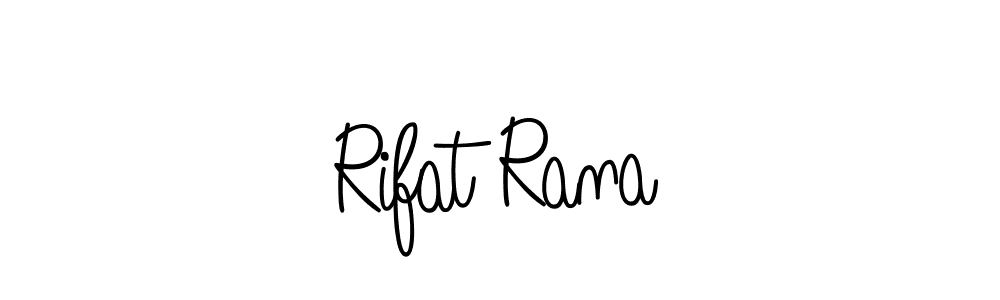 if you are searching for the best signature style for your name Rifat Rana. so please give up your signature search. here we have designed multiple signature styles  using Angelique-Rose-font-FFP. Rifat Rana signature style 5 images and pictures png