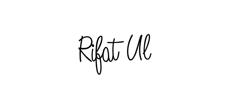 Create a beautiful signature design for name Rifat Ul. With this signature (Angelique-Rose-font-FFP) fonts, you can make a handwritten signature for free. Rifat Ul signature style 5 images and pictures png