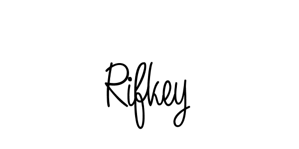 Make a beautiful signature design for name Rifkey. Use this online signature maker to create a handwritten signature for free. Rifkey signature style 5 images and pictures png