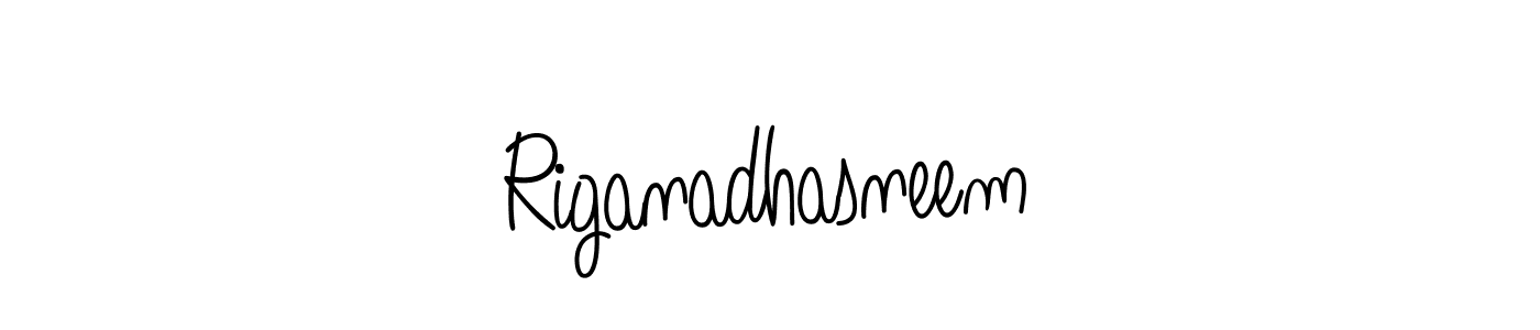 You can use this online signature creator to create a handwritten signature for the name Riganadhasneem. This is the best online autograph maker. Riganadhasneem signature style 5 images and pictures png