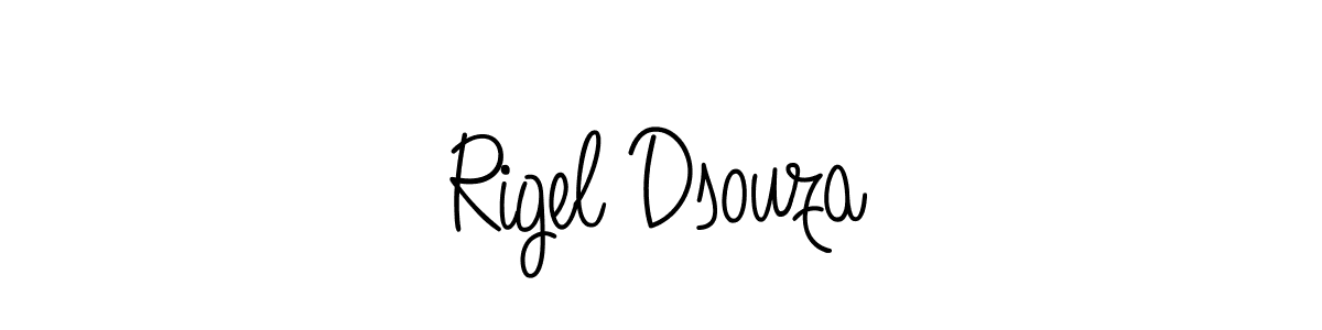 Create a beautiful signature design for name Rigel Dsouza. With this signature (Angelique-Rose-font-FFP) fonts, you can make a handwritten signature for free. Rigel Dsouza signature style 5 images and pictures png