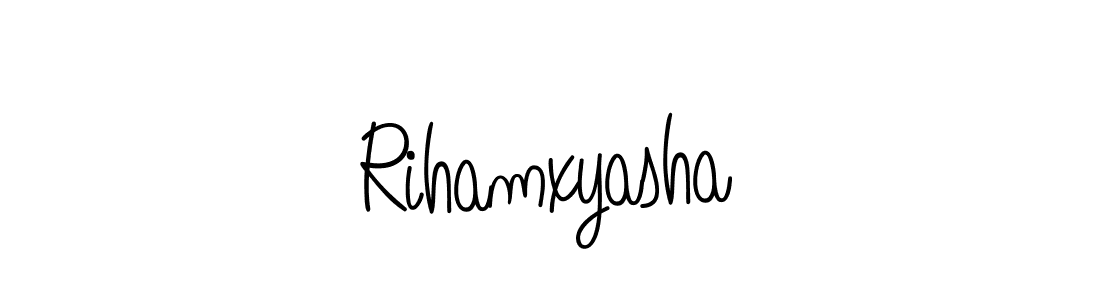 if you are searching for the best signature style for your name Rihamxyasha. so please give up your signature search. here we have designed multiple signature styles  using Angelique-Rose-font-FFP. Rihamxyasha signature style 5 images and pictures png