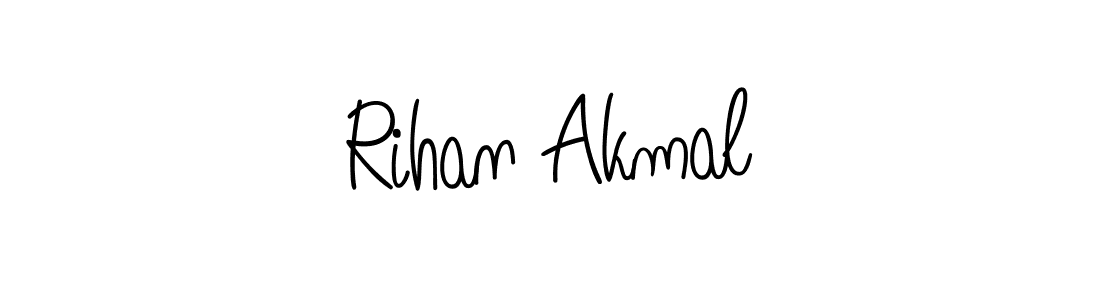 Make a short Rihan Akmal signature style. Manage your documents anywhere anytime using Angelique-Rose-font-FFP. Create and add eSignatures, submit forms, share and send files easily. Rihan Akmal signature style 5 images and pictures png