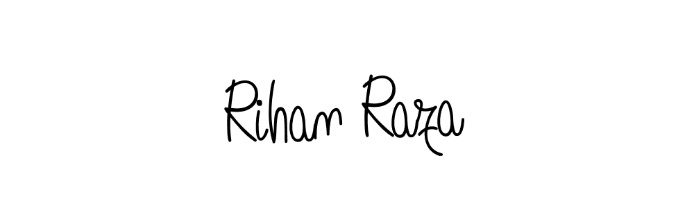 Best and Professional Signature Style for Rihan Raza. Angelique-Rose-font-FFP Best Signature Style Collection. Rihan Raza signature style 5 images and pictures png