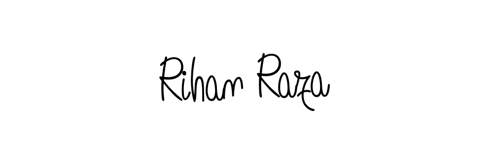 How to make Rihan Raza signature? Angelique-Rose-font-FFP is a professional autograph style. Create handwritten signature for Rihan Raza name. Rihan Raza signature style 5 images and pictures png