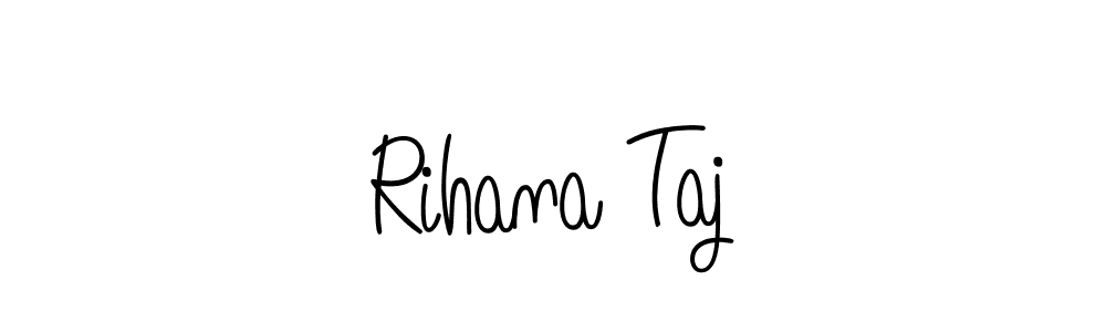 Also You can easily find your signature by using the search form. We will create Rihana Taj name handwritten signature images for you free of cost using Angelique-Rose-font-FFP sign style. Rihana Taj signature style 5 images and pictures png