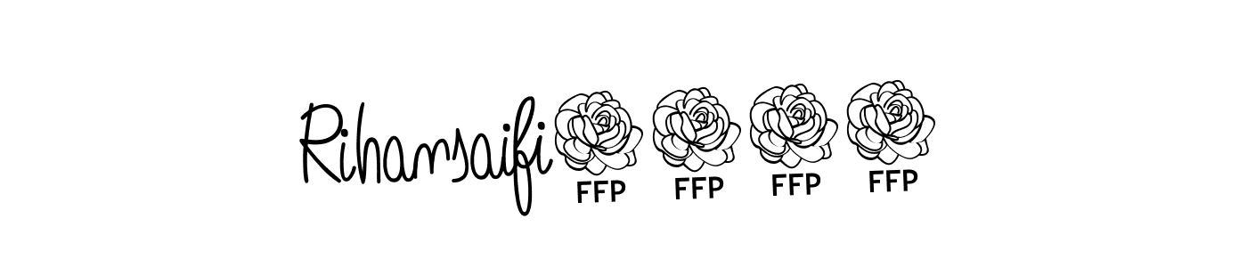 Rihansaifi5800 stylish signature style. Best Handwritten Sign (Angelique-Rose-font-FFP) for my name. Handwritten Signature Collection Ideas for my name Rihansaifi5800. Rihansaifi5800 signature style 5 images and pictures png