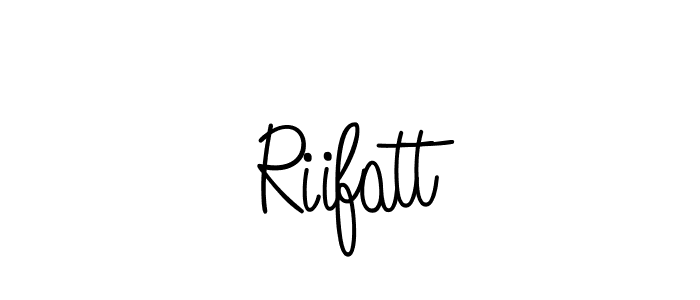 Create a beautiful signature design for name Riifatt. With this signature (Angelique-Rose-font-FFP) fonts, you can make a handwritten signature for free. Riifatt signature style 5 images and pictures png