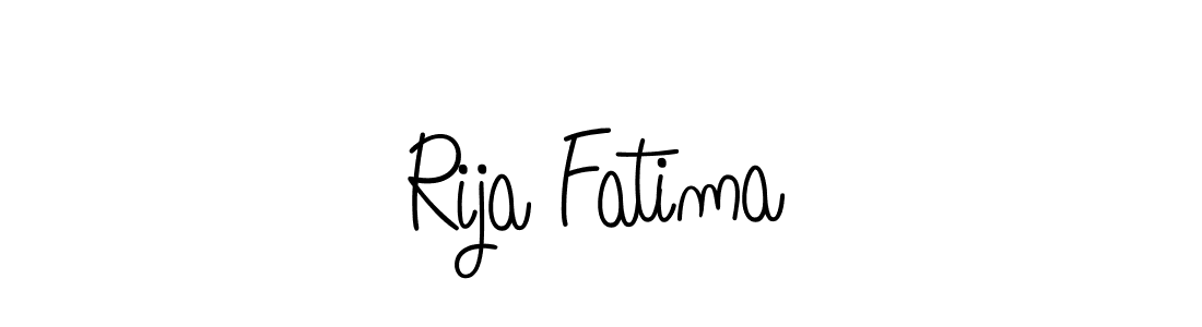 Make a short Rija Fatima signature style. Manage your documents anywhere anytime using Angelique-Rose-font-FFP. Create and add eSignatures, submit forms, share and send files easily. Rija Fatima signature style 5 images and pictures png