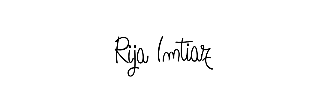 Make a beautiful signature design for name Rija Imtiaz. Use this online signature maker to create a handwritten signature for free. Rija Imtiaz signature style 5 images and pictures png