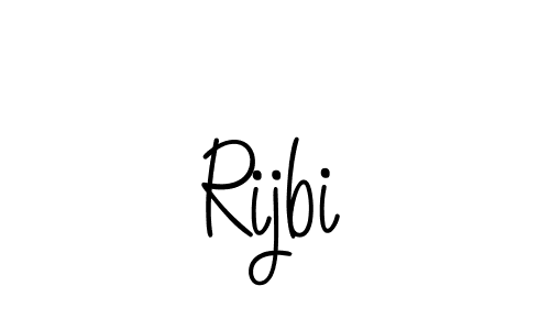 Rijbi stylish signature style. Best Handwritten Sign (Angelique-Rose-font-FFP) for my name. Handwritten Signature Collection Ideas for my name Rijbi. Rijbi signature style 5 images and pictures png