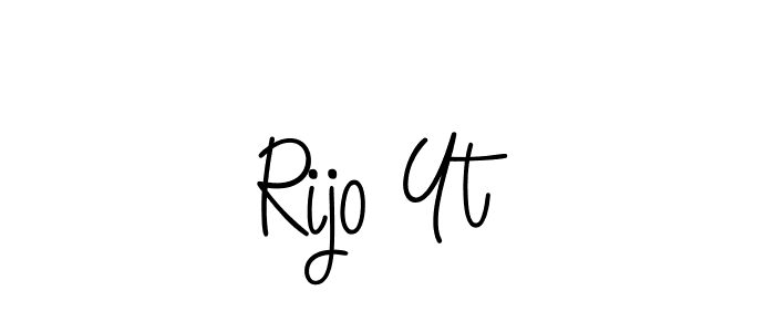 if you are searching for the best signature style for your name Rijo Yt. so please give up your signature search. here we have designed multiple signature styles  using Angelique-Rose-font-FFP. Rijo Yt signature style 5 images and pictures png