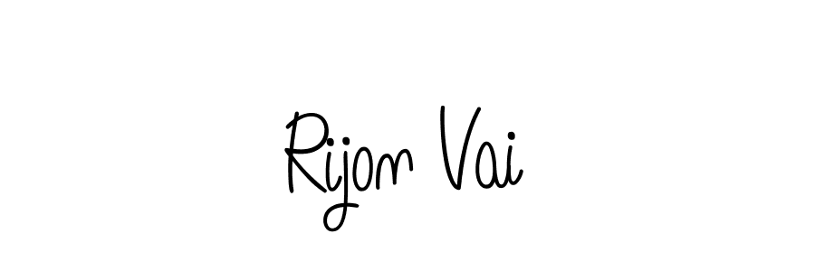This is the best signature style for the Rijon Vai name. Also you like these signature font (Angelique-Rose-font-FFP). Mix name signature. Rijon Vai signature style 5 images and pictures png