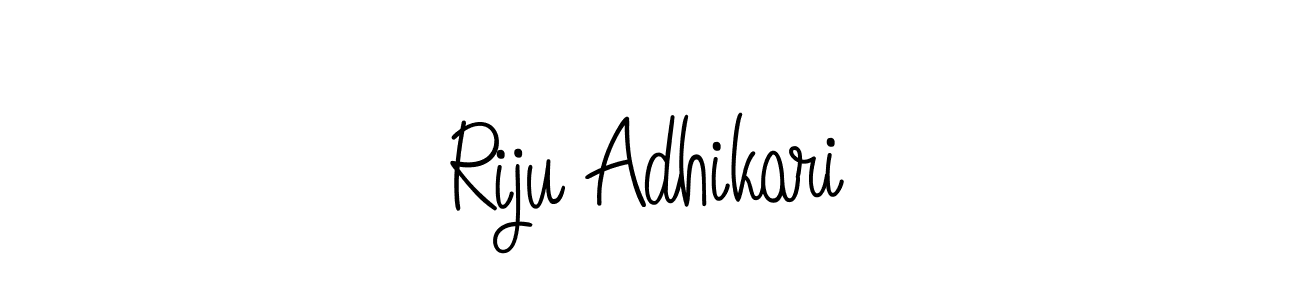 Here are the top 10 professional signature styles for the name Riju Adhikari. These are the best autograph styles you can use for your name. Riju Adhikari signature style 5 images and pictures png