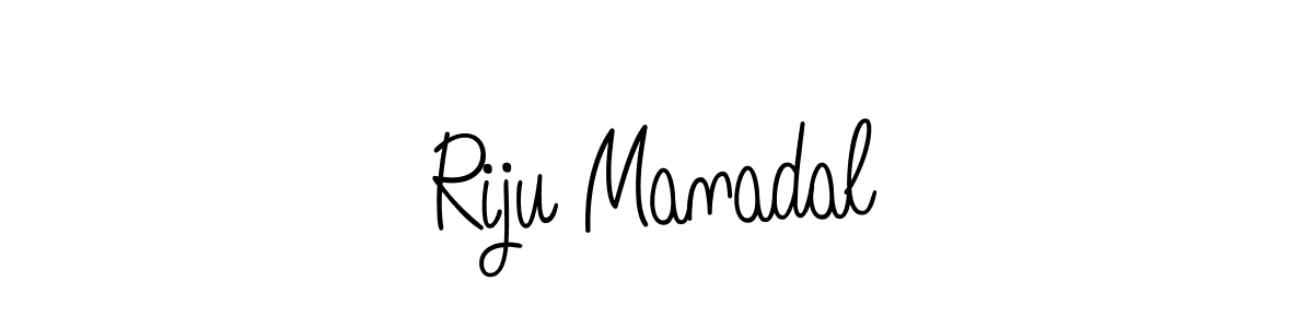 Here are the top 10 professional signature styles for the name Riju Manadal. These are the best autograph styles you can use for your name. Riju Manadal signature style 5 images and pictures png